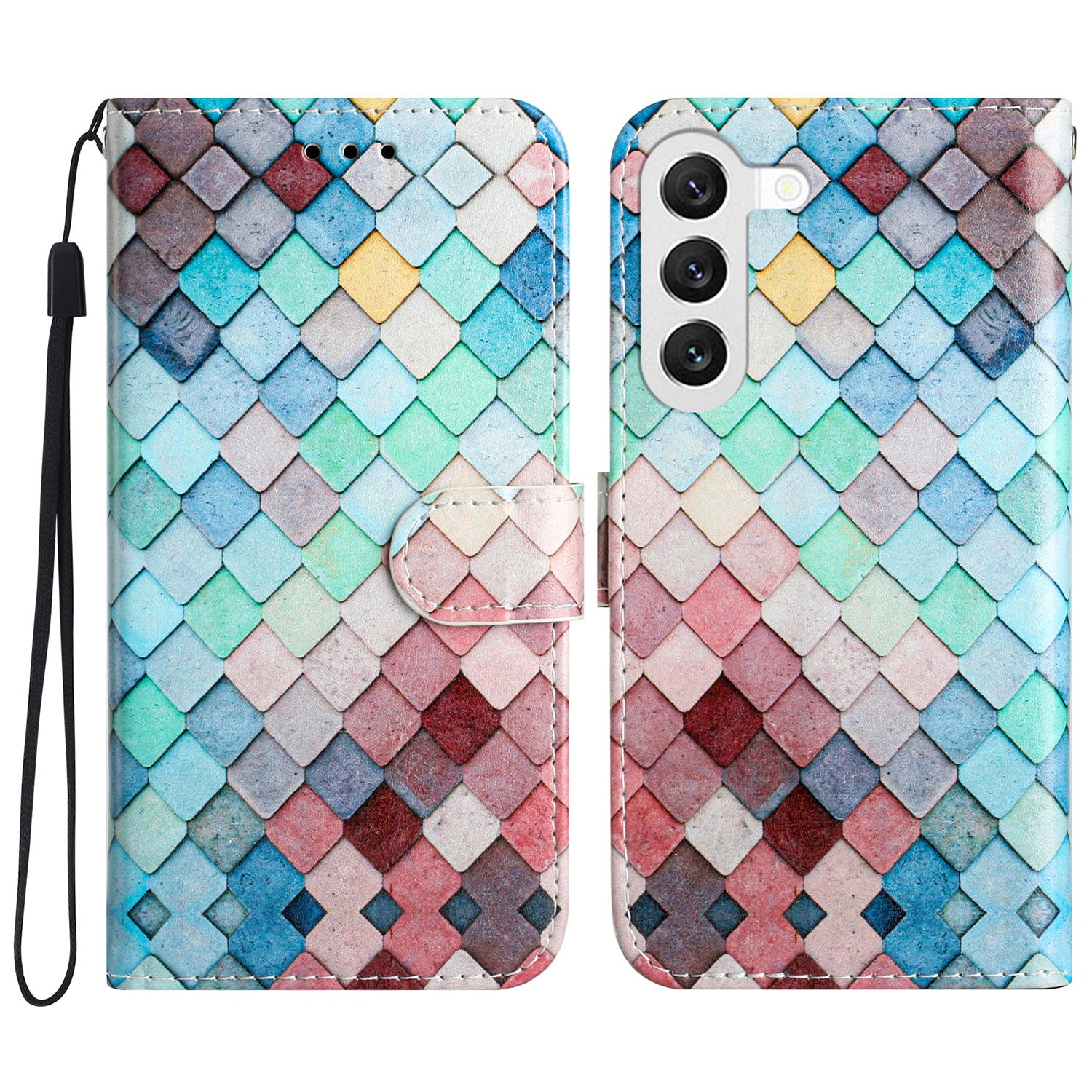For Samsung Galaxy S23 Pattern Printing Anti-drop Phone Wallet Case Flip Stand Leather Shell For Samsung Galaxy S23 Pattern Printing Anti-drop Phone Wallet Case Flip Stand Leather Shell